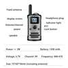 2pz Mini walkie talkie UHF VHF telsiz  Ham Radio Hf Ricetrasmettitore Radio cb Communicator micro accumulation Walkie-Talkie 5