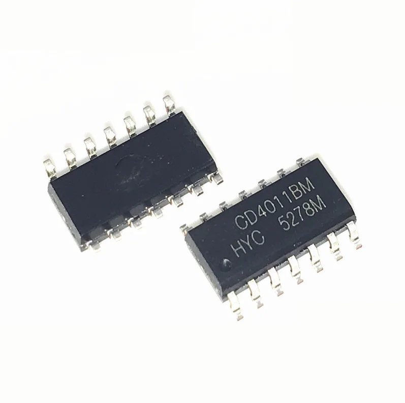 20PCS CD4011BM CD4011B CD4011 SOP 14 Four 2 input NAND gate logic chip ...