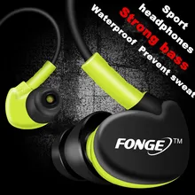 Fone de Ouvido com fio de Som Baixo Pesado Fones De Ouvido Esporte Fone de Ouvido Estéreo de Música Fones De Ouvido Fones De Ouvido Com Microfone À Prova D’ Água Frete grátis