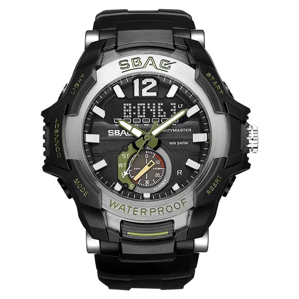 

Men's Watch Waterproof Military Multi-function Sports Watches Electronic Watch Quartz Watches LED Digital Business Casual