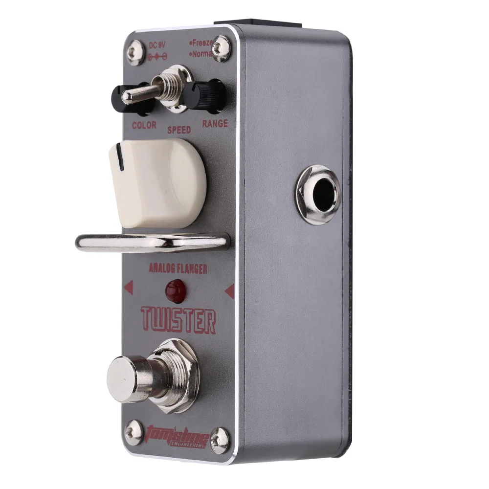 Twister Analog Flanger Electric Guitar Effect Pedal Mini Single Guitarra with True Bypass | Спорт и развлечения