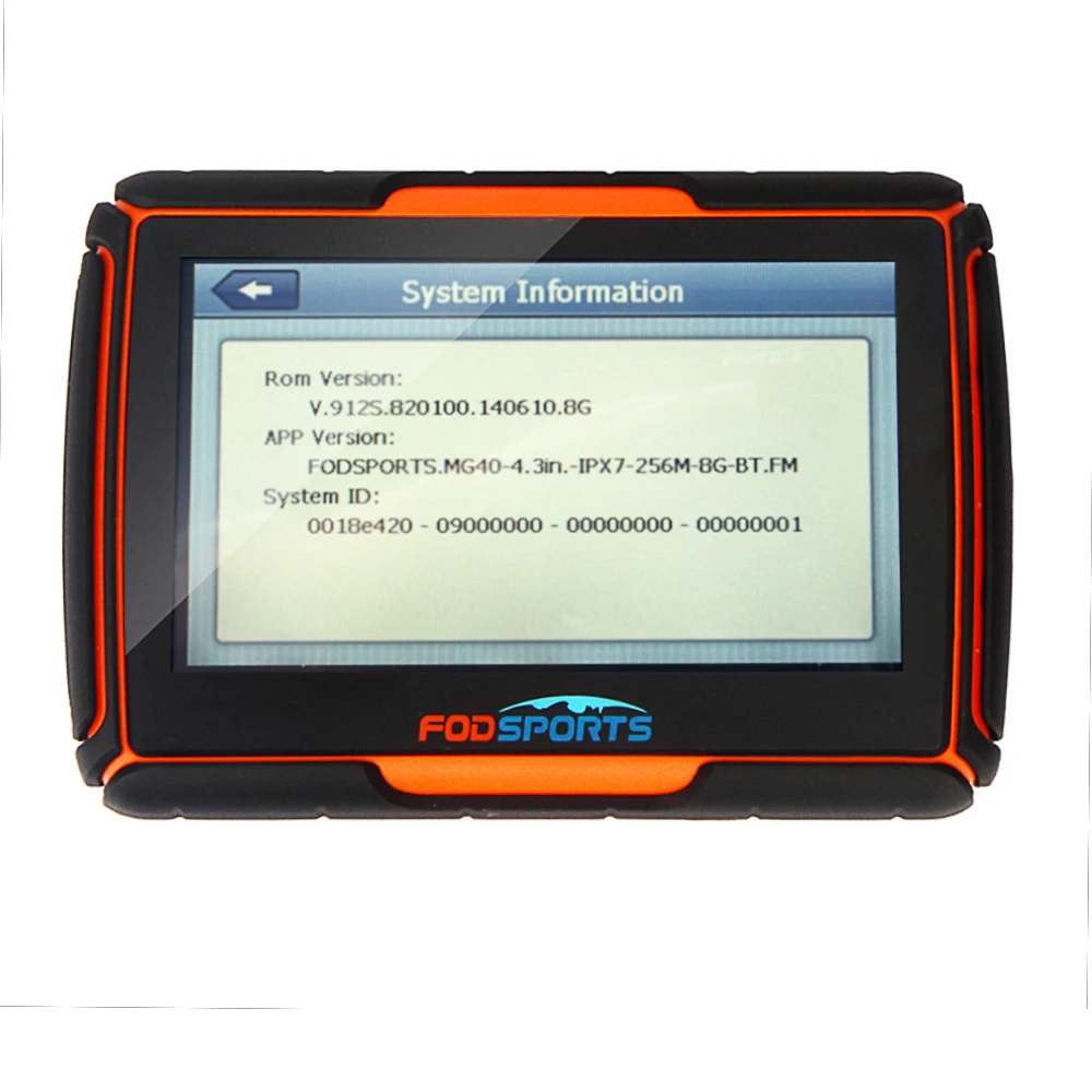 Fodsports 4 3 дюймов IPX7 Водонепроницаемый Moto gps навигатор FM 8 ГБ 256 Оперативная память
