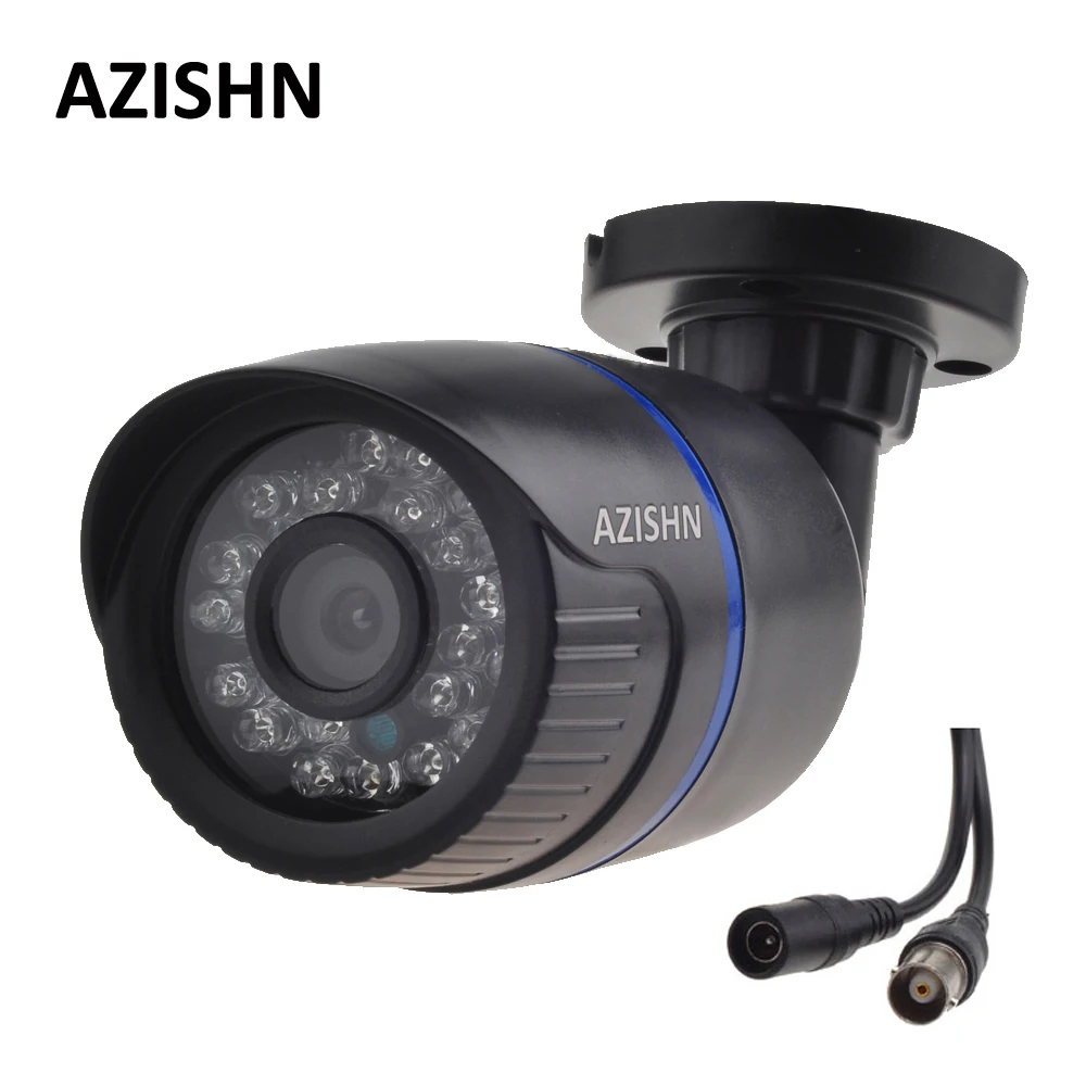 AZISHN 1080P AHD камера безопасности sony IMX323 сенсор 2MP камера наблюдения 6 шт. Массив Led ночного видения Водонепроницаемая CCTV Камера