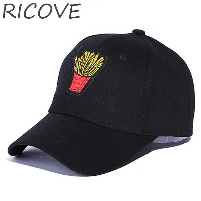 Бейсболка для мужчин милая женщин черные бейсбольные кепки папы вышивка