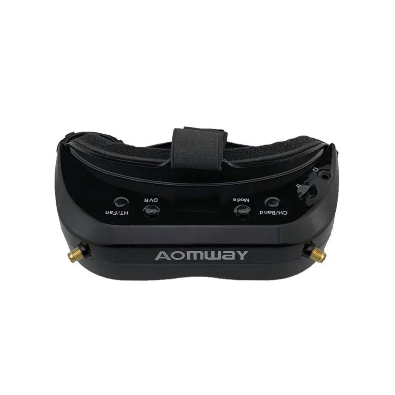Новинка 2019 года видеогарнитура Aomway Commander V1S 2D 3D 64CH 5 8G FPV с поддержкой HDMI 720p DVR Headtracker