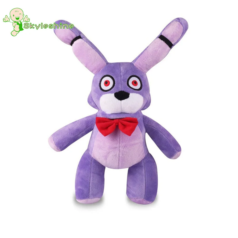 Skyleshine Бесплатная доставка Five Nights At Freddy's 4 FNAF заяц Бонни плюшевые игрушки Baby Doll 10 "ML0177