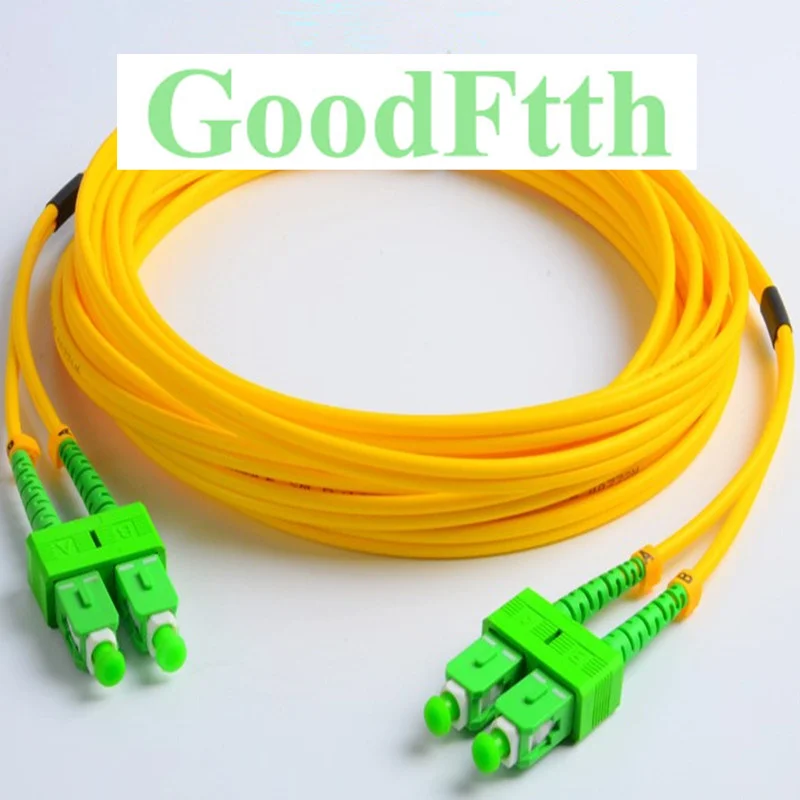 

Fiber Patch Cord Jumper Cable SC-SC APC SC/APC-SC/APC SM Duplex GoodFtth 20-50m