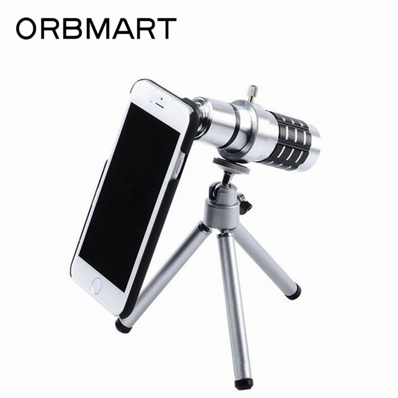 bilder für ORBMART 12X Optischer Zoom Aluminium-teleskop-objektiv Mit Fall-abdeckung Für Apple iPhone 7 7 Plus bilder für ORBMART 12X Optischer Zoom Aluminium-teleskop-objektiv Mit Fall-abdeckung Für Apple iPhone 7 7 Plus