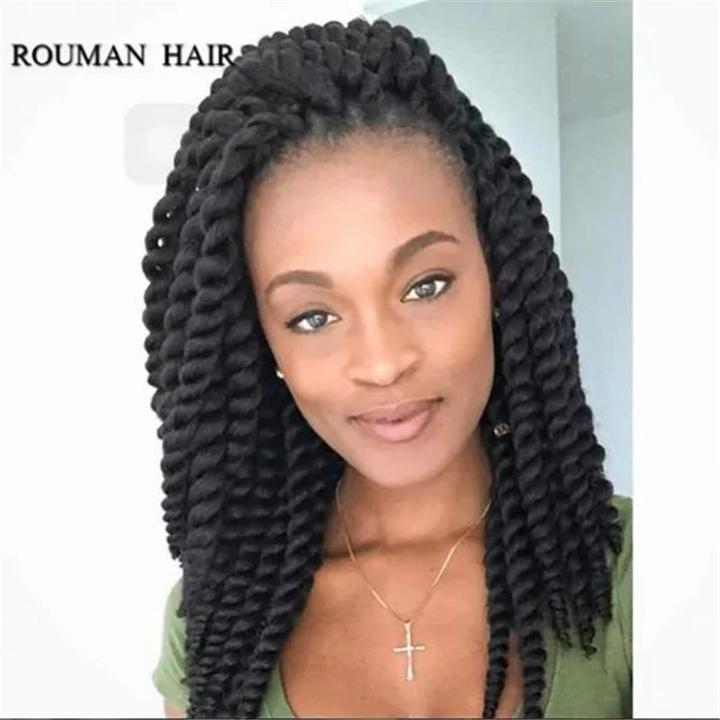 Factory Direct Sale 12inch Black Color Havana Twist Braiding Hair