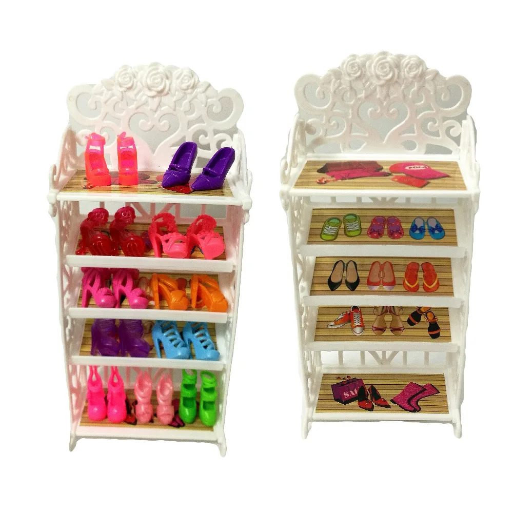 barbie shoe rack