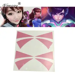 1 шт. D. va татуировка для dva косплей костюм для девочек Переводные татуировки реквизит татуировки наклейка водостойкая женский боди-арт