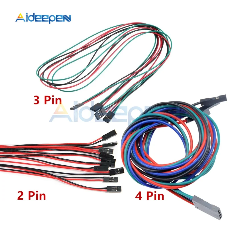 1 шт. 2Pin 3Pin 4Pin 70 см Dupont Line Female to Female Dupont Cable 3D принтеры части двухголовый терминал Перемычка провода 1 шт. 2Pin 3Pin 4Pin 70 см Dupont Line Female to Female Dupont Cable 3D принтеры части двухголовый терминал Перемычка провода