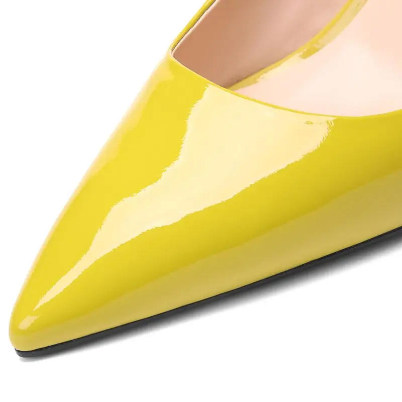 ALLBITEFO brand genuine leather super high heel shoes new pointed toe women heels spring autumn comfortable shallow woman shoes