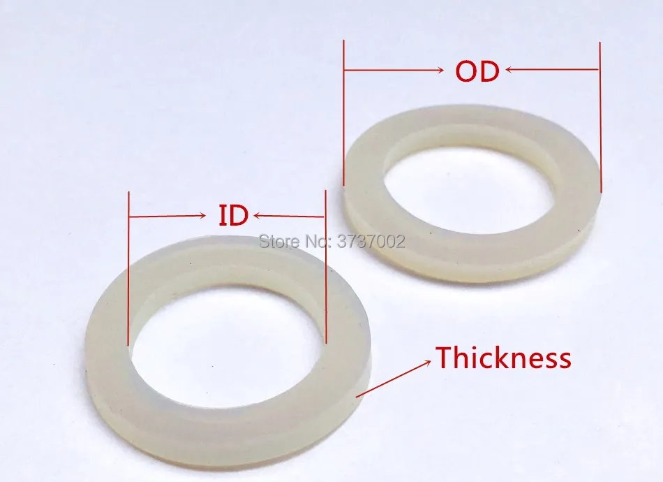 10 шт. нетоксичный силиконовый плоский уплотнитель OD14* 6*2 OD16* 8*3 водонагреватель уплотнение прозрачные прокладки высокая температура гибкий силикон