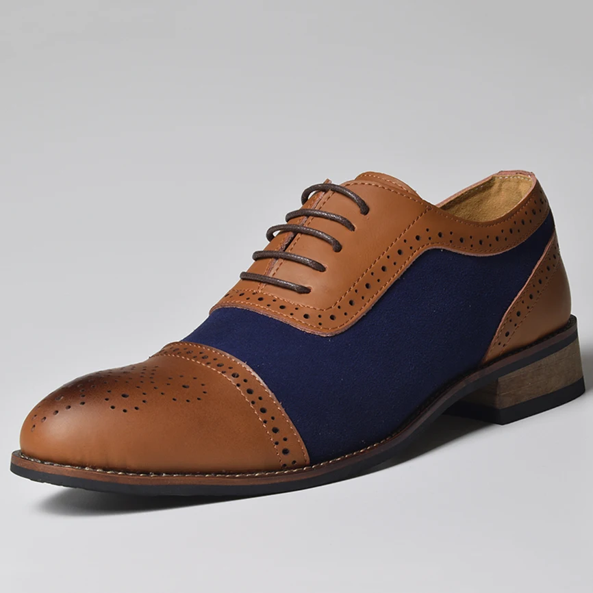 COSIDRAM/оксфорды из натуральной кожи; Мужская официальная обувь; модельные туфли с острым носком; коллекция года; сезон весна; деловые свадебные туфли для мужчин; BRM-104