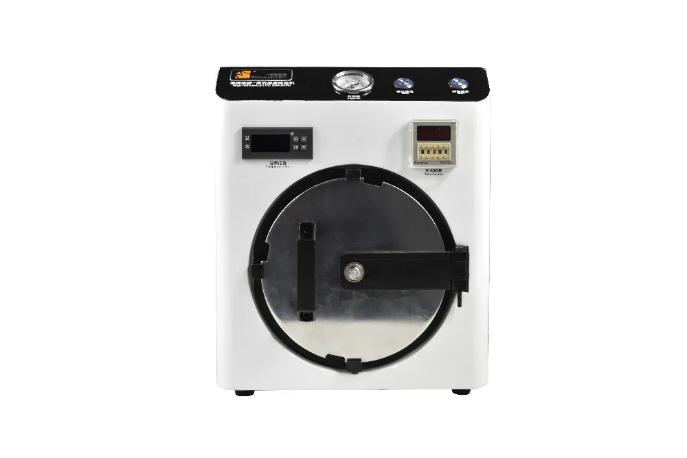  Mini High Pressure OCA Adhesive Sticker LCD Bubble Remove Machine+OCA Vacuum Laminator Machine for 
