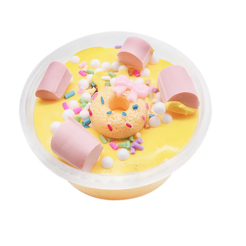 New Candy Donut Cotton Mud Decompression Puzzle Mud Toy 60ml Donut Cotton Mud Slim Butter Mud New slime Decompression Toy 2019 New Candy Donut Cotton Mud Decompression Puzzle Mud Toy 60ml Donut Cotton Mud Slim Butter Mud New slime Decompression Toy 2019