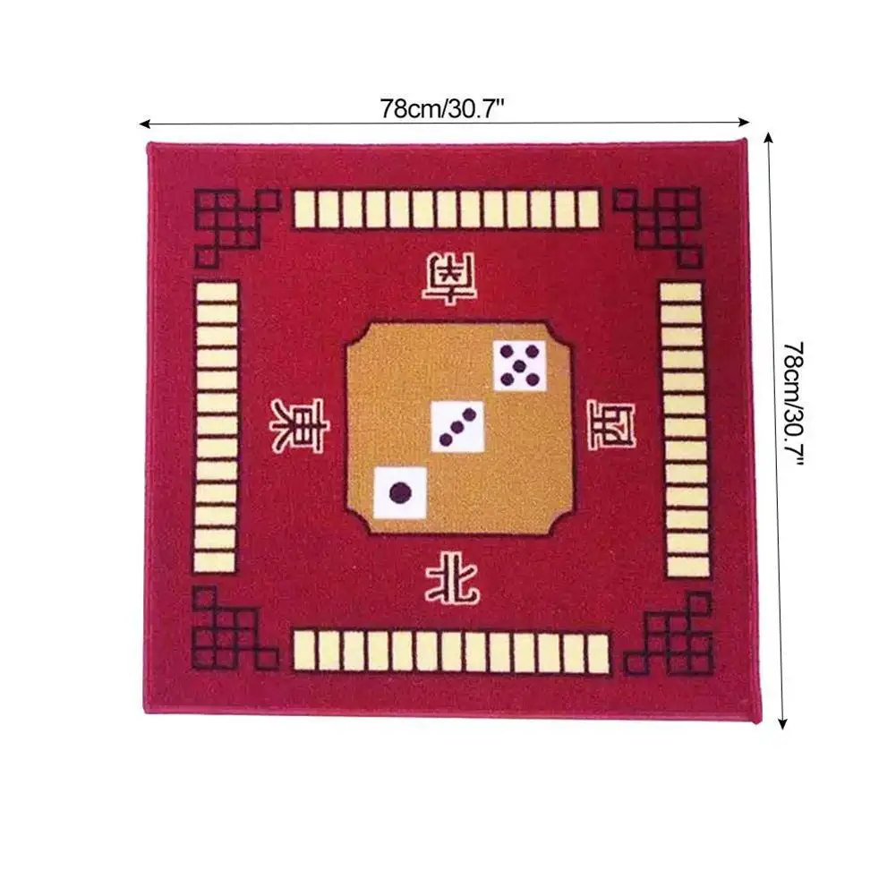 Высокое качество маджонг стол 4 цвета на выбор бытовой многофункциональный маджонг коврик утолщение покер ковер маджонг скатерти