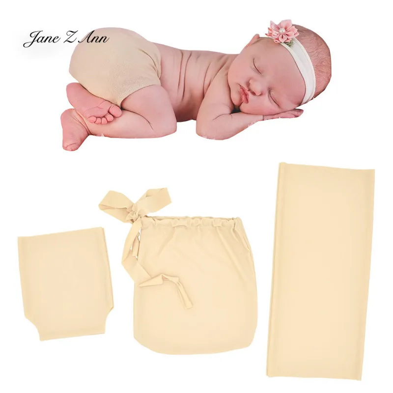 

Jane Z Ann Wrapping Sacks Newborn-3 month Photo Prop skin color diaper cover wraps studio shooting accessories