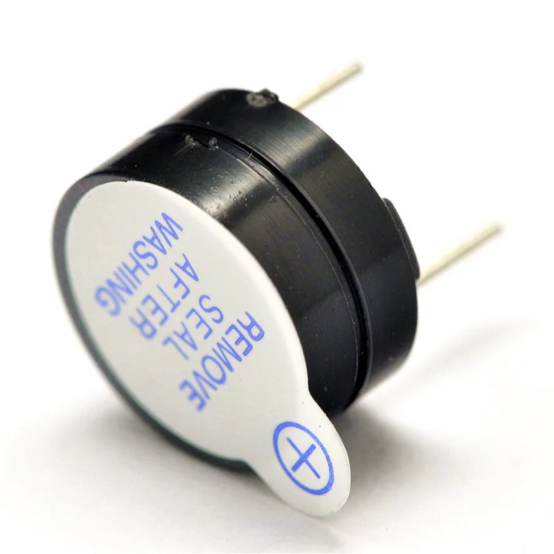 

100pcs/lot Split 6.5MM high 5V active buzzer Electromagnetic SOT plastic tube long sound