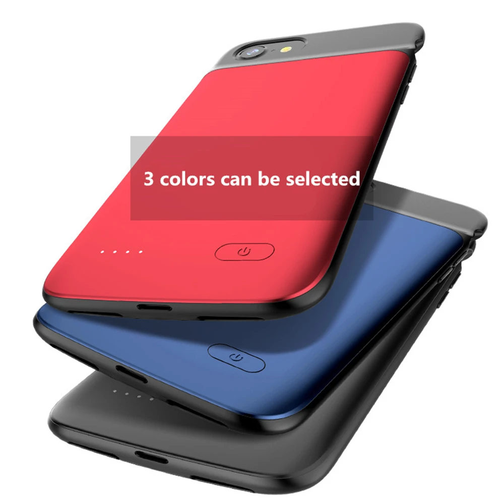 Внешнее зарядное устройство ZKFYS 5000 мАч чехлы для iPhone 8 7 6 6S Plus чехол аккумулятора