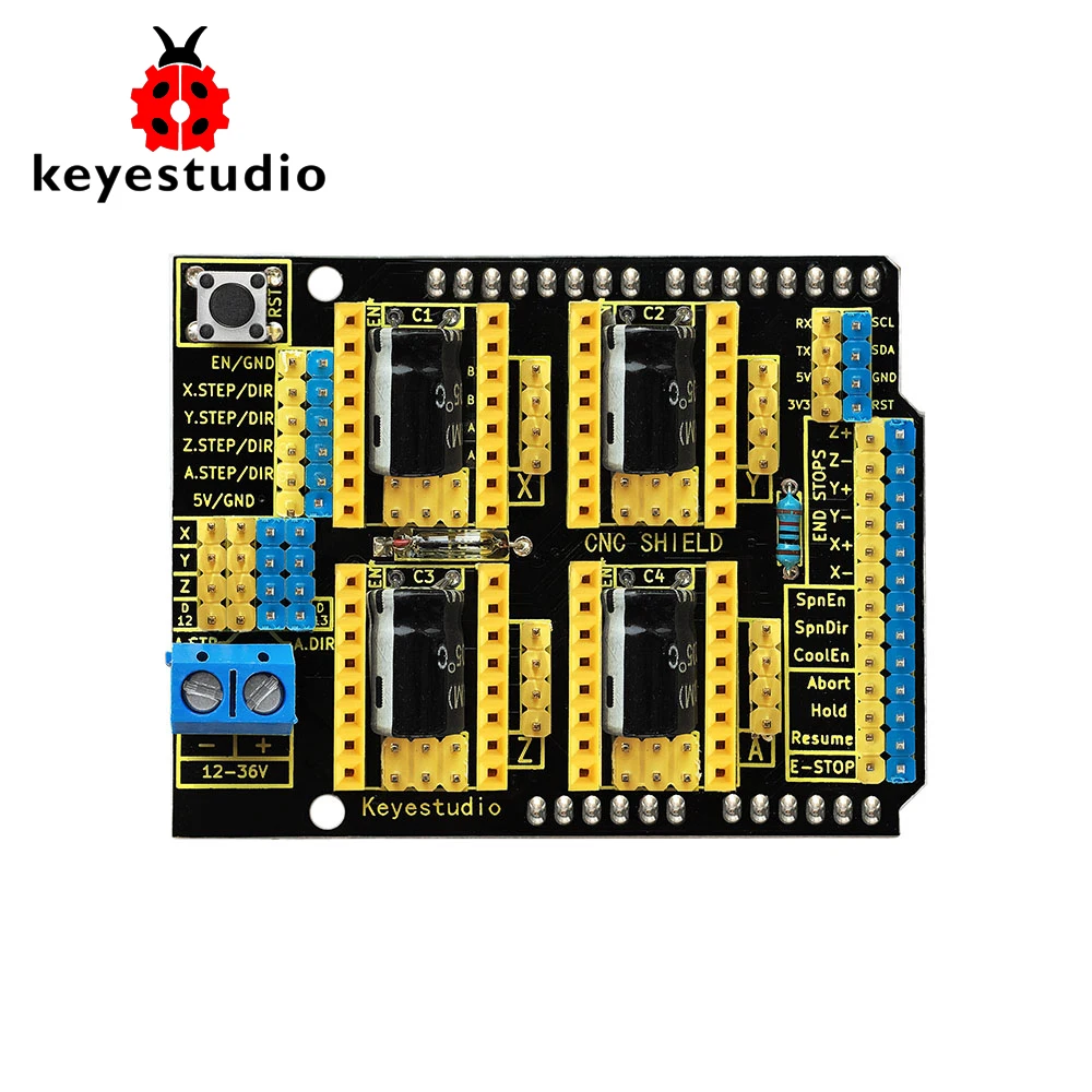 

Free shipping!keyestudio CNC shield V3 Engraver for Arduino Engraving Machine