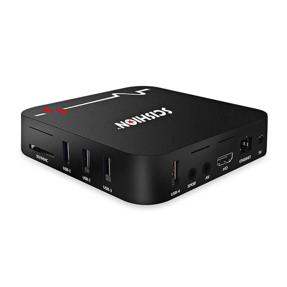 SCISHION модель Smart tv Box 2 + 16 Гб RK3229 4 K Android 8 1 ГГц WiFi Простая установка медиаплеер для