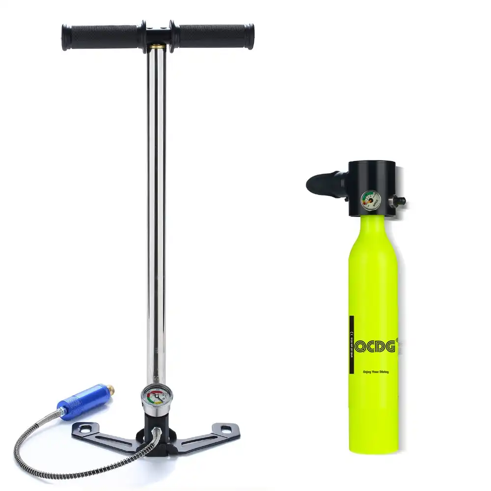 mini scuba tank with pump