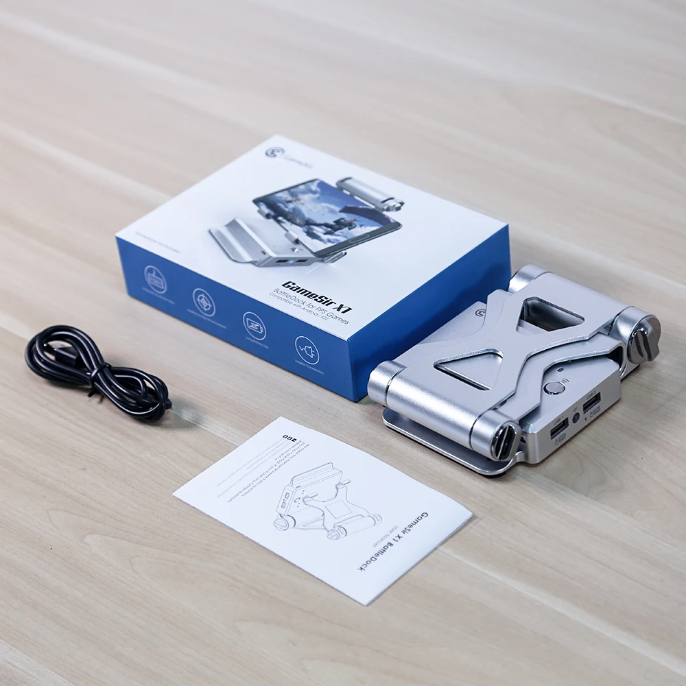 GameSir X1 BattleDock Converter Stand Docking for PUBG, FPS games, Using with keyboard and mouse, Portable Phone Holder