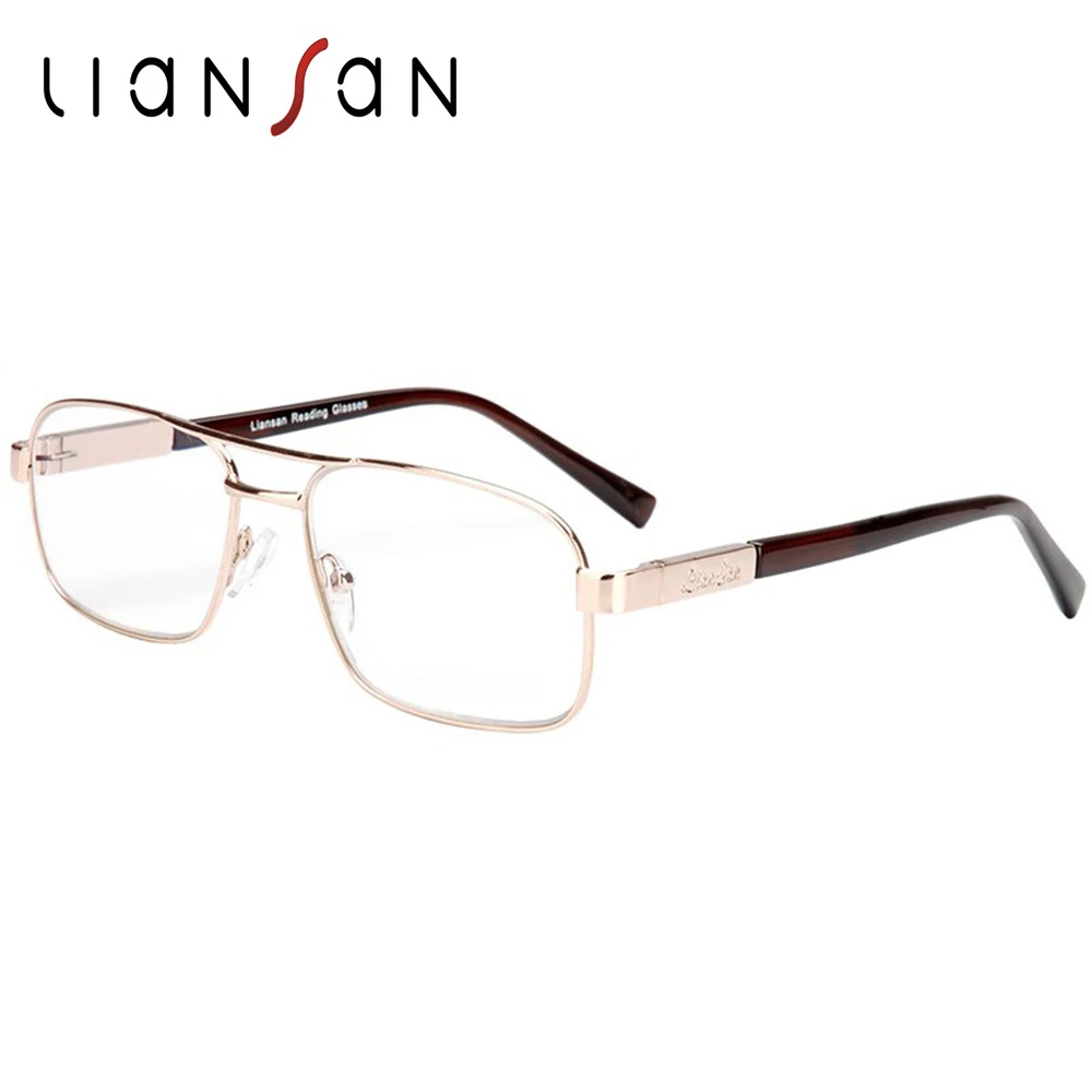 

LianSan Vintage Retro Alloy Anti-radiation Eyewear Reading Glasses Women Men Brand Designer Hyperopia Presbyopic L7299