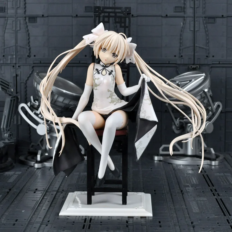 Хорошее Качество ПВХ 1/7 весы китайский платье Ver. Экшн фигурки Yosuga no Sora аниме игры