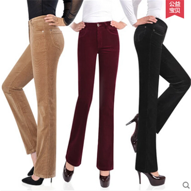 calça de veludo feminina plus size