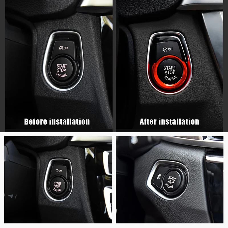 Аксессуары для BMW 1/2/3 серии F20 F21 F30 X1 F48 автомобильный Стайлинг клавиш старт