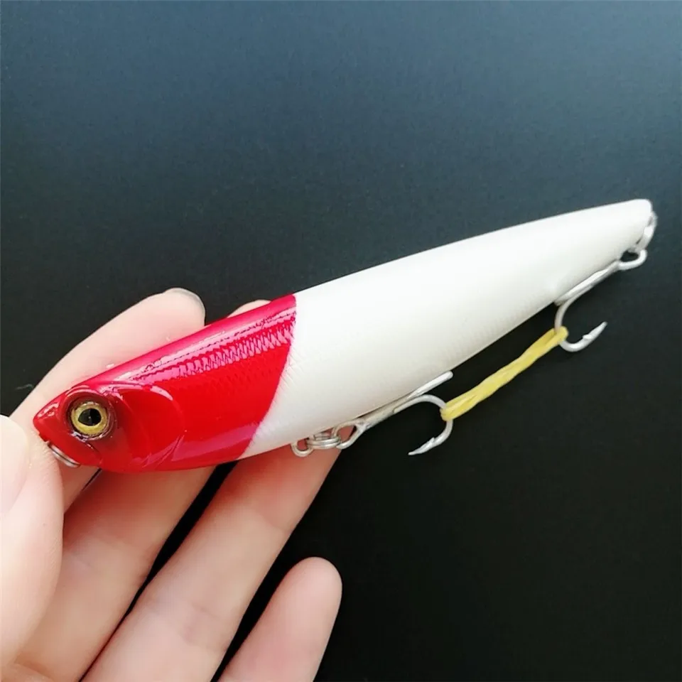Swolfy 1PC 10cm 13g Pencil Fishing Lure Top Water Dogs