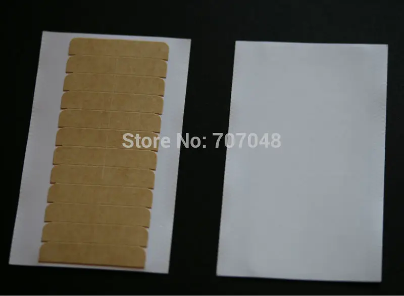 

20bags/lot Brown package -high quality strong double tape for skin hair weft /pu hair weft +free shipping via CPAM