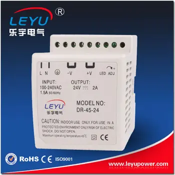

45W 12V single group output switching power supply output din rail
