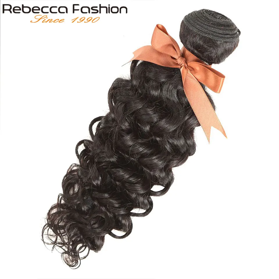 Rebecca Peruvian 100% Human Hair Water Wave 1 Bundle Deals 10-26 Inch Natural Black Non Remy Human Hair Extensions Free Shipping Rebecca Peruvian 100% Human Hair Water Wave 1 Bundle Deals 10-26 Inch Natural Black Non Remy Human Hair Extensions Free Shipping