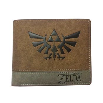 

Anime Legend of Zelda Wallets Students Card Holder Purse PU Leather Embossing LOGO Wallet Creative Gift Dollar Price Wallets