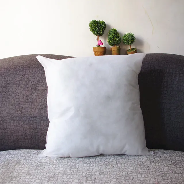 1pcs 48 48cm Solid Pillow White Simple Cotton Soft Back Square 1pcs 48 48cm Solid Pillow White Simple Cotton Soft Back Square No Pillowcase Free