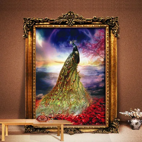 

Needlework,for embroidery,DIY DMC 14CT King of the peacock Animals Cross stitch kits,Art Pattern counted Cross-Stitching decor