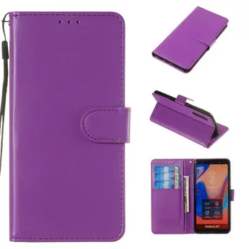 

20pcs/lot Magnetic Sheep pattern 3 card leather mobile phone cover case for Samsung Galaxy A6 A6 plus A8 A8 plus A7 2018 A750