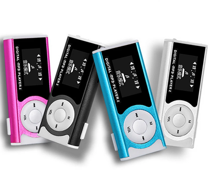 

2PCS Listening Learning MP3 Player Mini Cute Running Sports Gum MP3 Student Music Walkman
