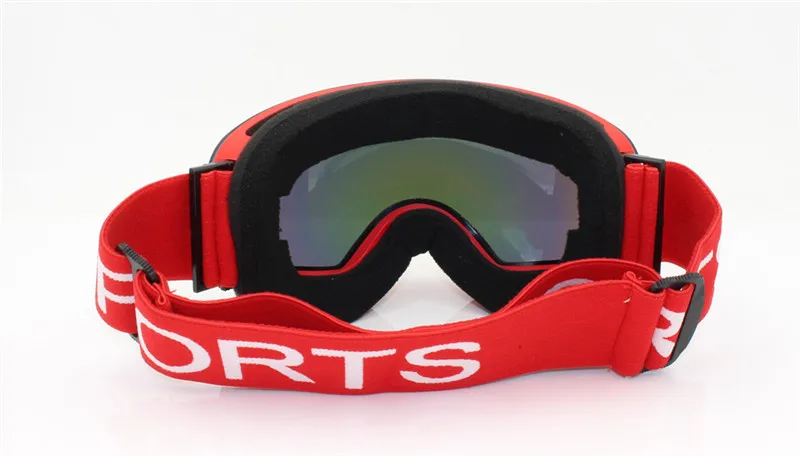 Esquí, Snowboard gafas UV400 grande esférico gafas de visión nocturna de las mujeres de los hombres de nieve máscara de una sola capa gafas Esqui gafas