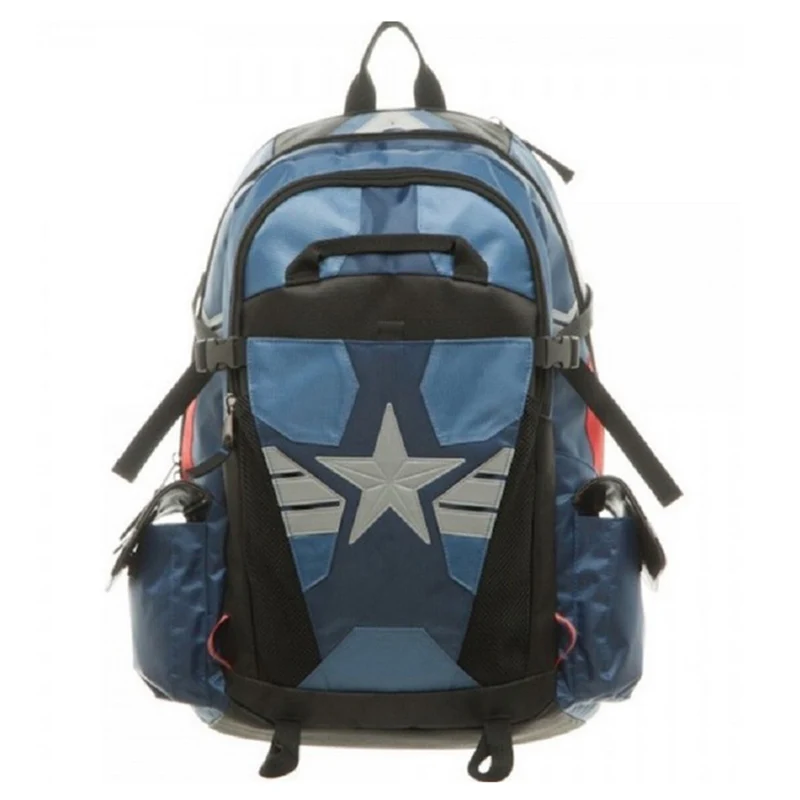 VENIWAY Marvel Дэдпул рюкзак для ноутбука хорошее качество унисекс с изображением Бэтмена школьные сумки Дорожная сумка Косплэй капитан рюкзаки