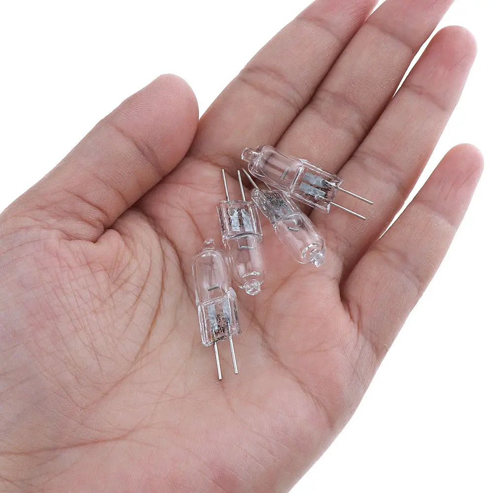 10Pcs/Lot Top Quality Halogen G4 Bulb DC 12V Type G4 Halogen Lamps Lights 20W Clear Each Bulb With An Inner Box For Home Decor