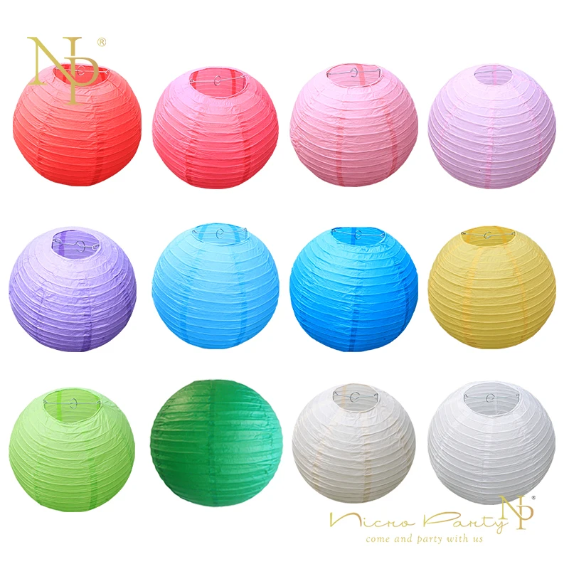 5pcs/set 8" Chinese Paper Lanterns For Wedding Party Home Decor New 