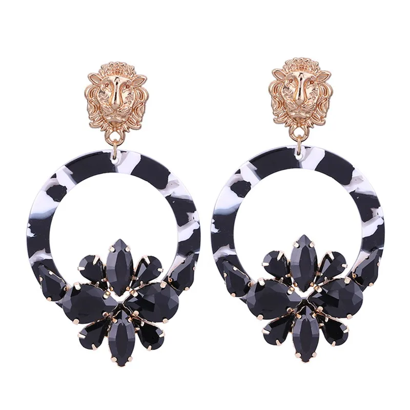Earrings for woman black