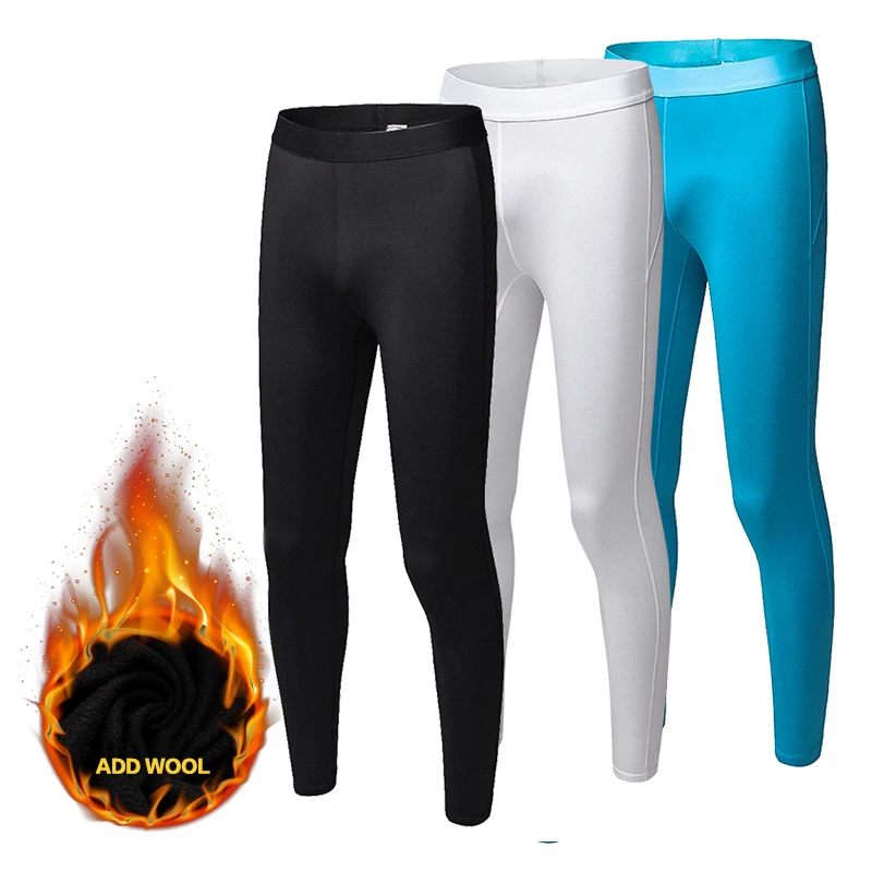 

YD New Add Wool Elastic Running Pants Compression Tight Fitness Gym Exercise Training Sports Yoga Leggings Women Underwear Pant