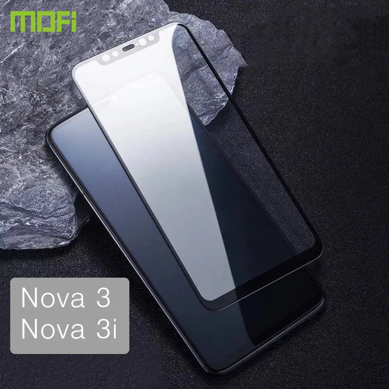 Стекло для Huawei Nova 3 закаленное стекло 3i полное покрытие 9H 2.5D защитная пленка