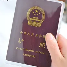 ETya, новинка, прозрачный ПВХ, для женщин и мужчин, для путешествий, Обложка для паспорта, сумка, водонепроницаемый защитный рукав с ID, кредитный держатель для карт, сумки